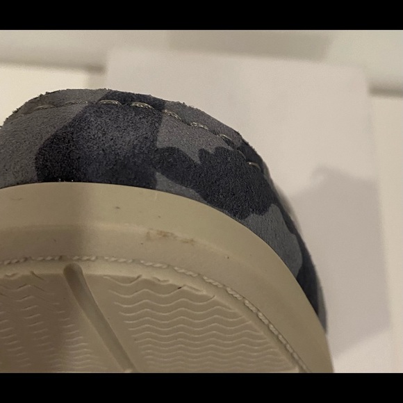 Steve Madden Gametyme Grey Camp Leather Boat Shoe with Box Size 9.5 - Picture 12 of 14